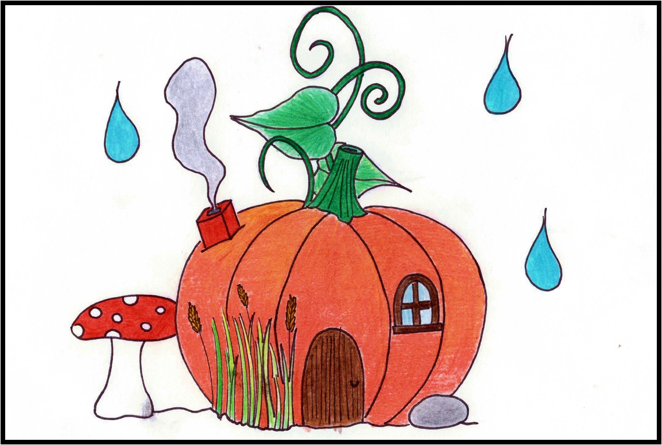 J’habite une maison citrouille