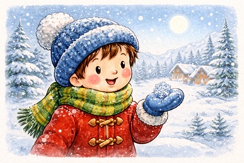 Un petit flocon de neige