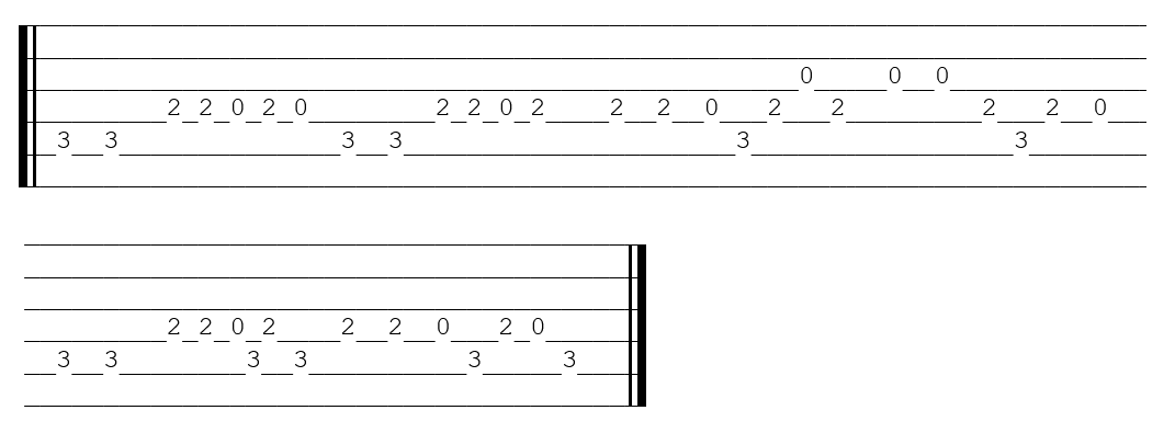 Tablature A la claire Fontaine