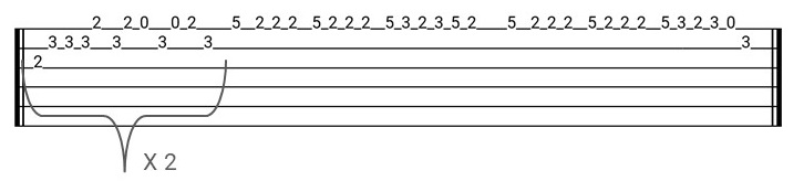 Tablature Dans la forêt Lointaine, Coucou Hibou