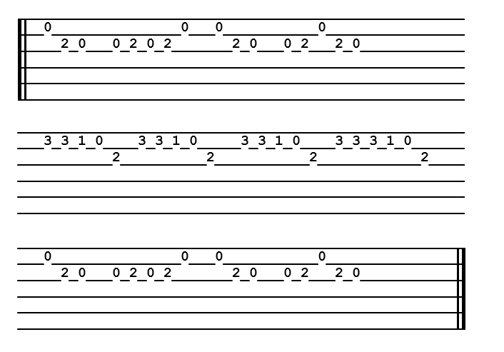 Tablature Fais dodo, Colas mon p’tit frère