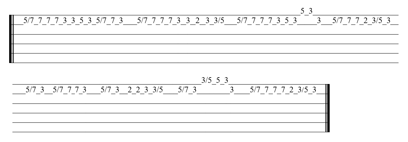Tablature Fee Fay, le crapaud