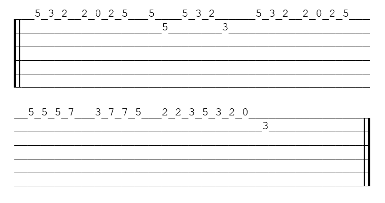 Tablature Il était un petit homme Pirouette Cacahuète