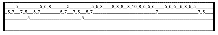 Tablature J’aime la Galette