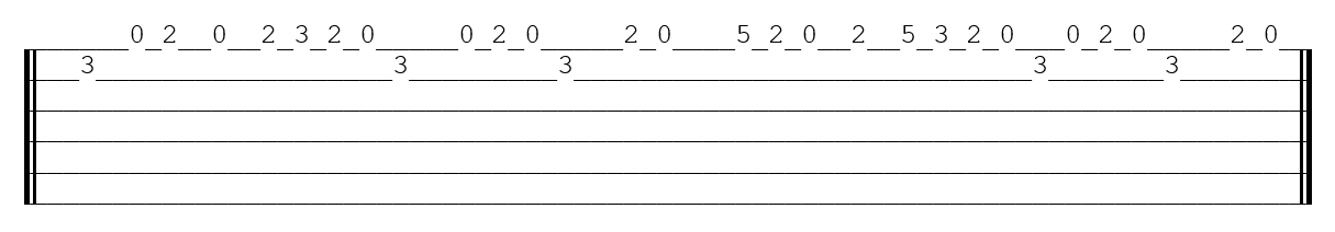 Tablature Le Lion est mort ce soir