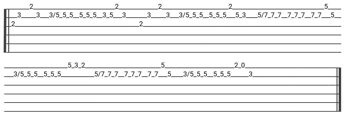 Tablature Meunier, tu dors