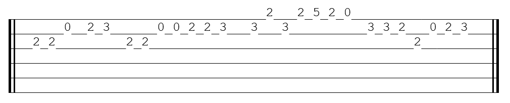 Tablature guitare Mon petit lapin