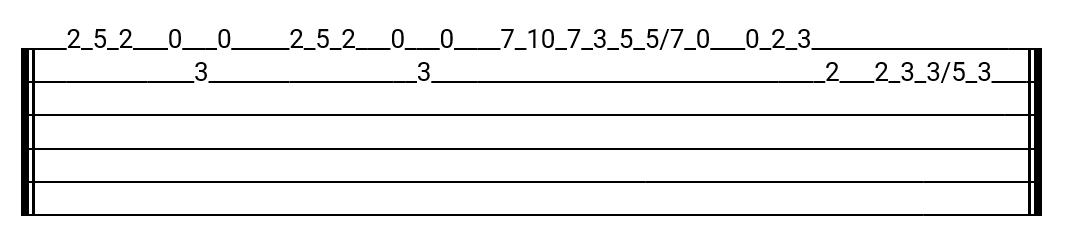 Tablature Mon tout petit (Dumbo)
