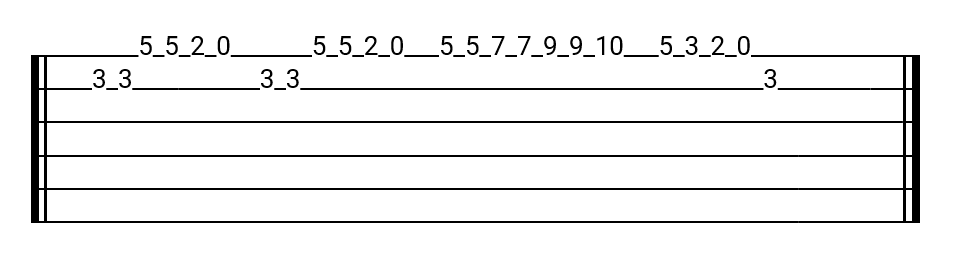 Tablature Neige Neige Blanche
