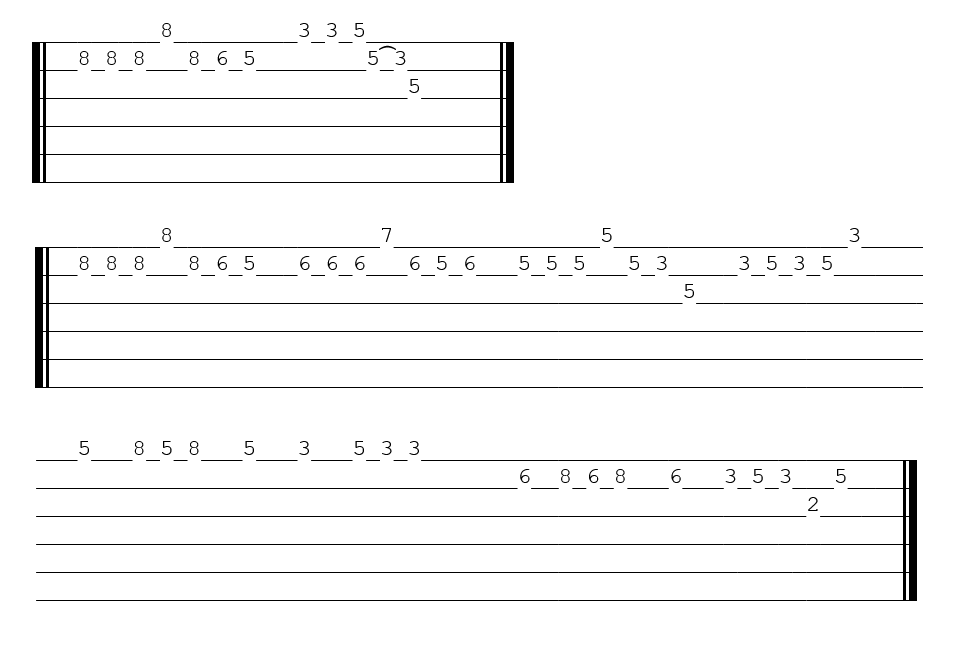 Tablature Ombres de Chine