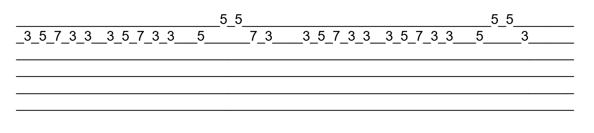 Tablature Petit Escargot