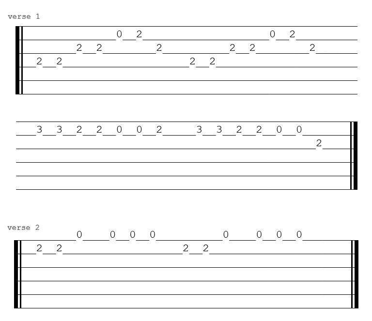 Tablature Trotte, trotte renne rose