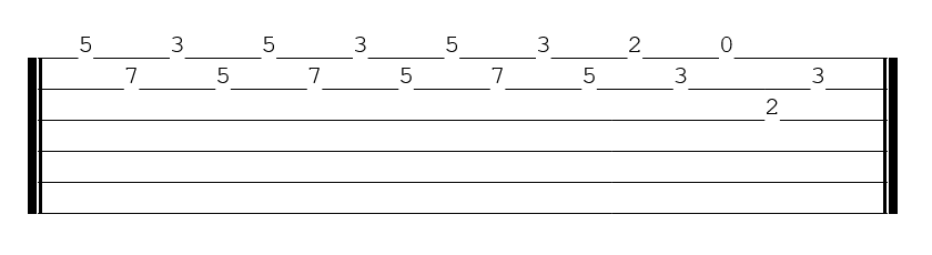 Tablature introduction Un petit flocon de neige