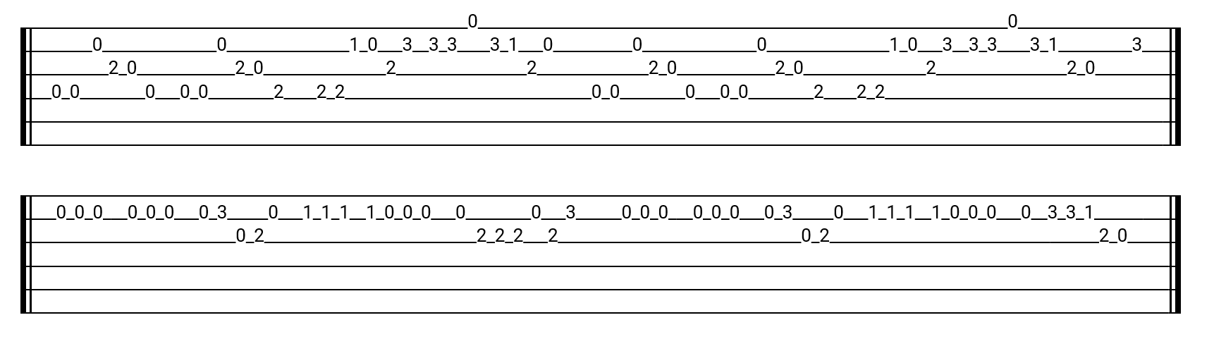 Tablature Vive le vent